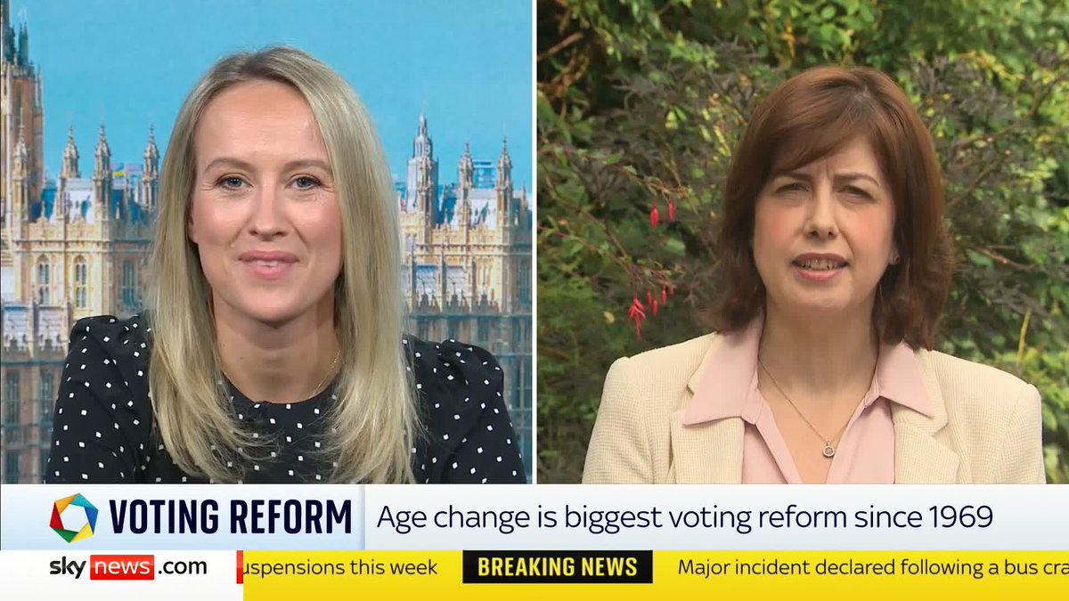Sixteen and 17-year-olds will be able to vote in the next general election. 'It's going to help Labour isn't it? The most popular party amongst 16 and 17 year olds' - Sophy Ridge 'That's not a consideration for us' - Lucy Powell MP #PoliticsHub