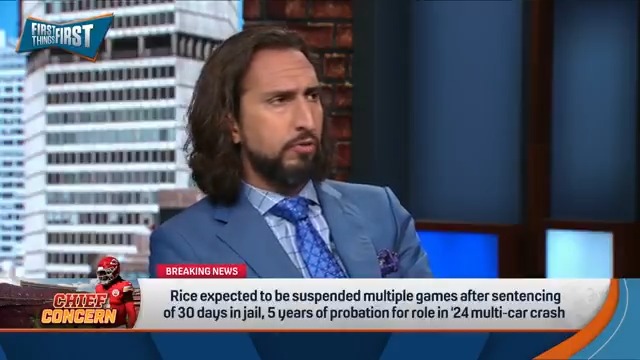 .nick wright reacts to Rashee Rice’s sentence and expected multiple-game suspension for role in 2024 multi-car crash: