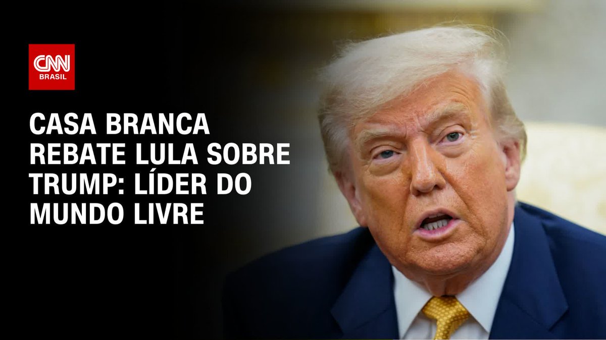 Casa Branca rebate Lula: Trump é líder do mundo livre; assista #CNN360º
