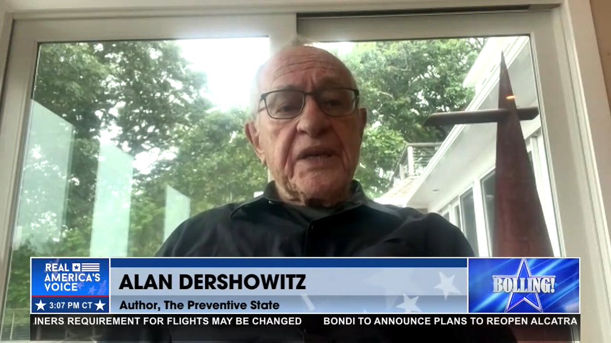 SHOULD GHISLAINE MAXWELL BE BEHIND BARS? Alan Dershowitz: “SHE SHOULDN’T BE, BUT SHE IS. SHE’S REALLY SERVING JEFFREY EPSTEIN’S SENTENCE…THERE WAS NO ONE ELSE TO PROSECUTE.” 🇺🇸 ERIC BOLLING 🇺🇸