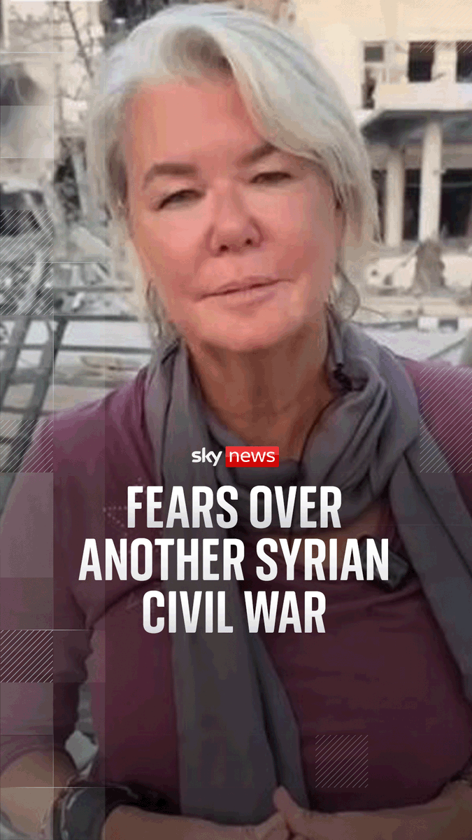 Despite tensions calming slightly after a fresh ceasefire between Syrian and Druze religious leader, there are still fears another civil war is brewing Alex Crawford reports from Syria.