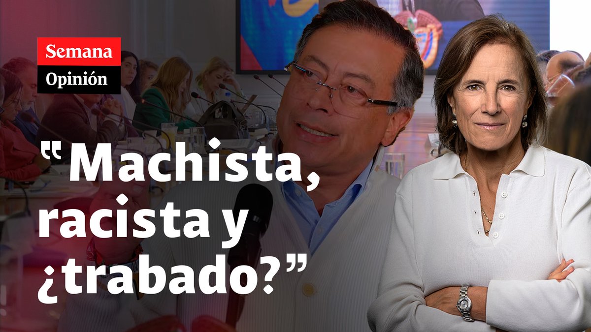 "¿Tendremos que soportar a un Presidente que habla bajo los efectos de una sustancia tóxica, que se la pasa insultando, calumniando? Machista, racista y ¿trabado?": la opinión de Salud Hernández-Mora sobre la alocución de Gustavo Petro.