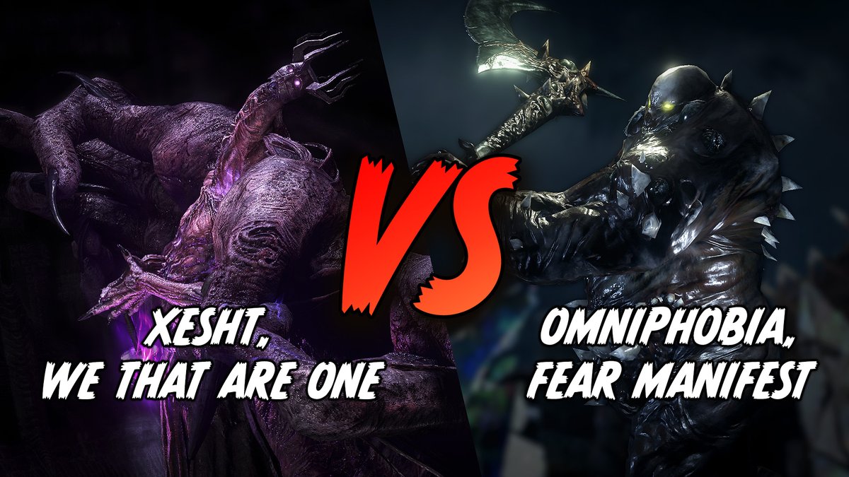Xesht may be One, but is One enough to defeat Fear Manifest itself? What if Fear Manifested a hundred times? Find out in today's Boss VS Boss!