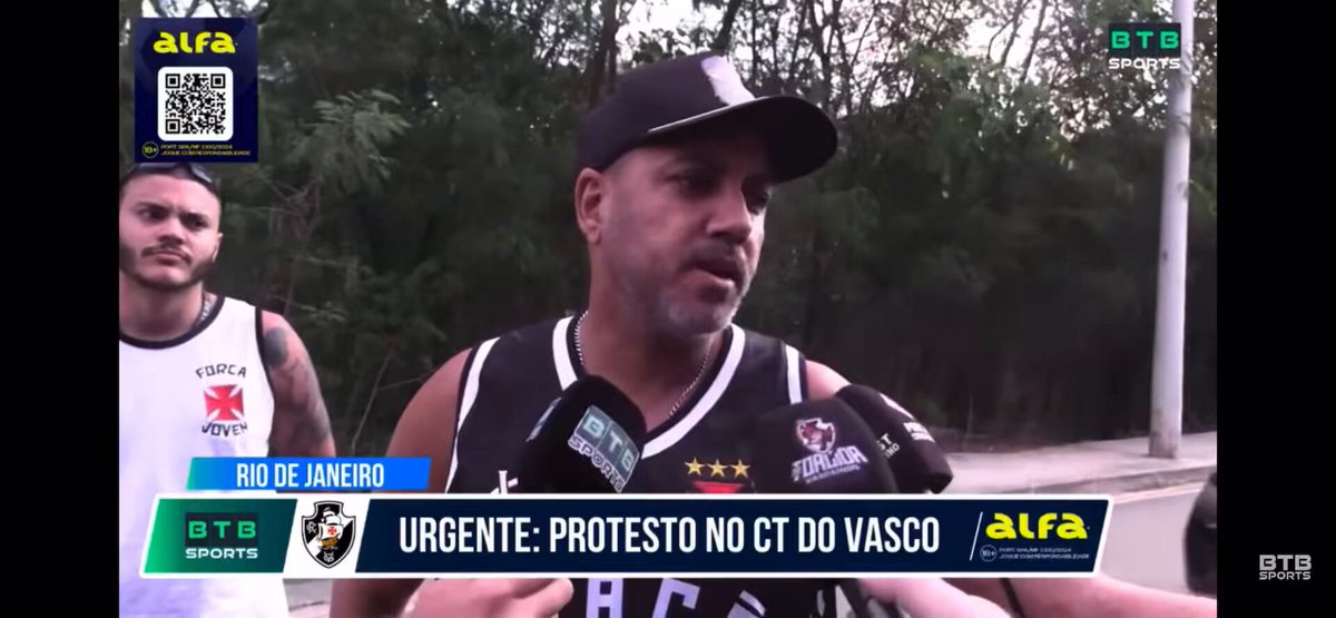 Segue a fala do presidente da FJV ao ser perguntado se houve cobrança em cima da diretoria. 🎥 BTB SPORTS