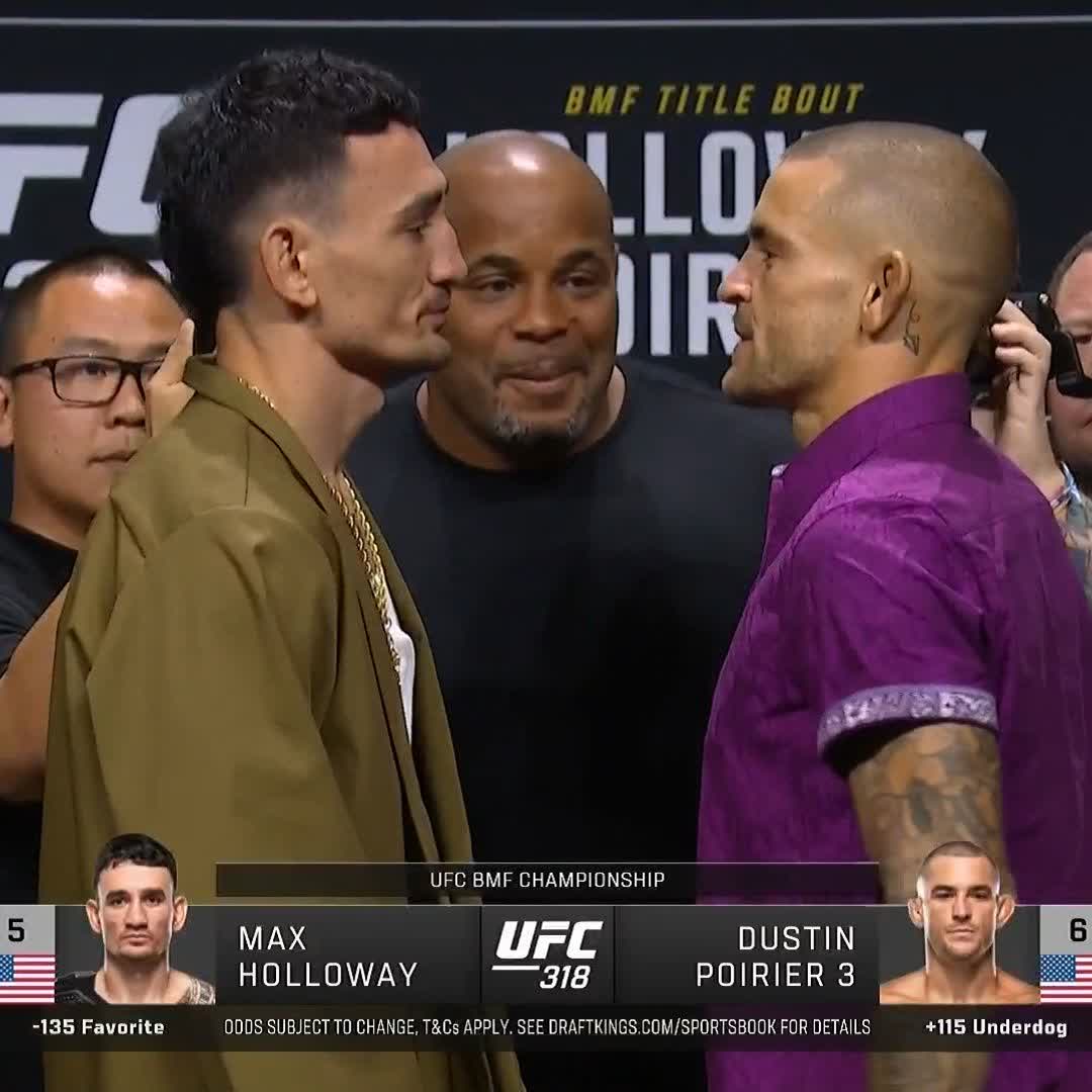 No podemos esperar a ver a estos dos en el octágono #UFC318 ‼️ Max Holloway 🆚 The Diamond