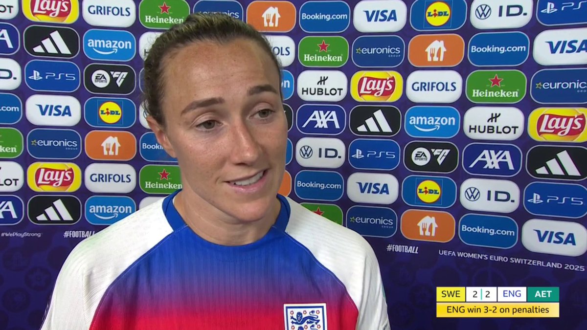 'I'm made of tough stuff' 💪 Lucy Bronze doesn't regret taking her frustration out on the advertising boards after her goal tonight 😤 #BBCFootball #WEuro2025