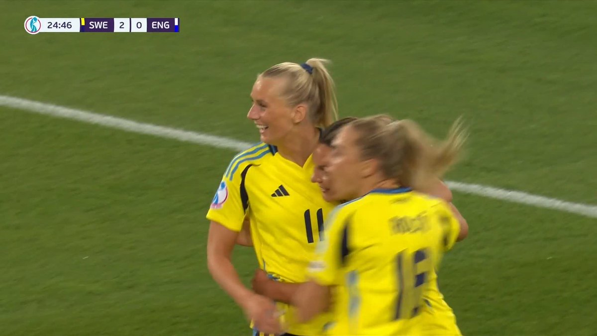 It was ultimately in vain, but Stina Blackstenius' solo effort was one to remember 👏