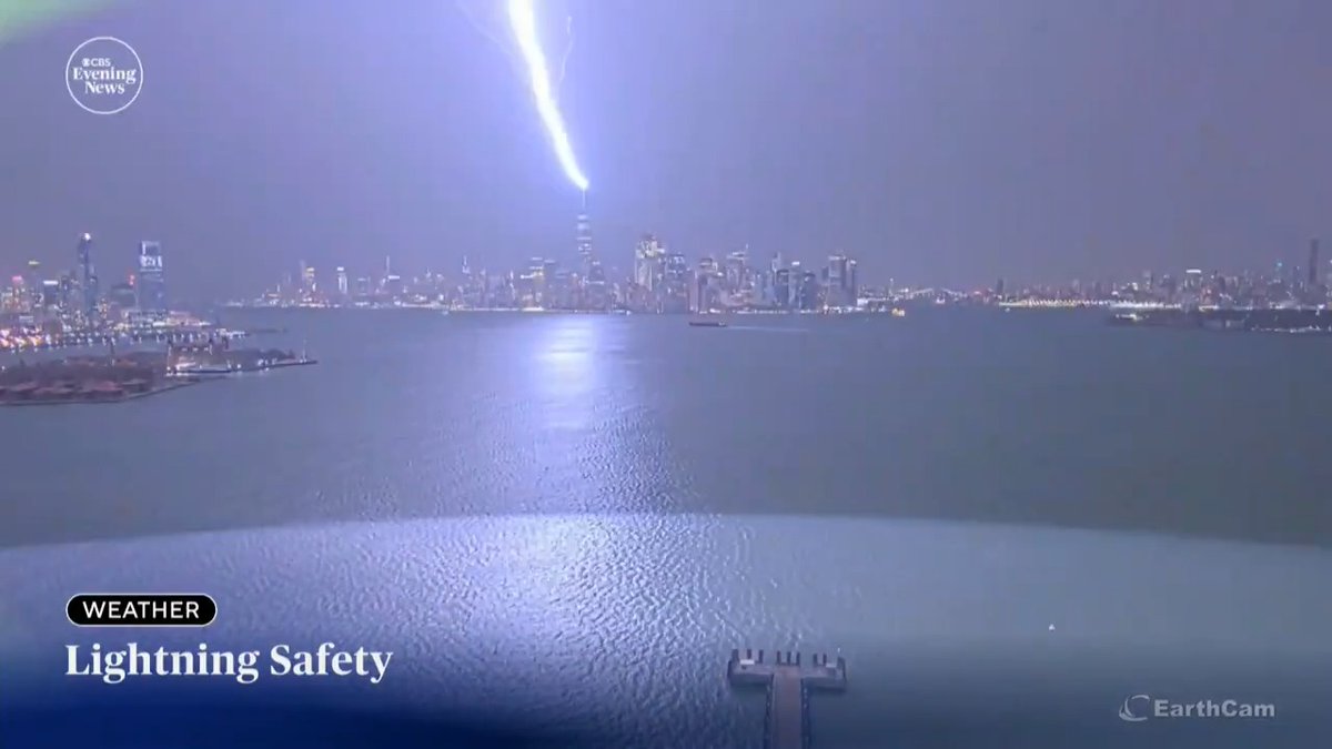 A 61-year-old man died and more than a dozen were injured, including children, after being struck by lightning at a New Jersey archery range that was hosting a group of Cub Scouts. Meg Oliver has more.