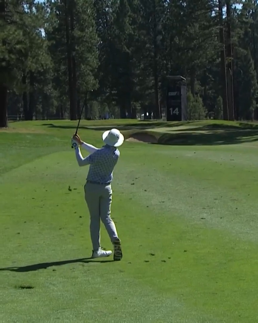 Back-to-back birdies for Joel Dahmen 💪 He jumps to T5 with 12 points Barracuda Championship.