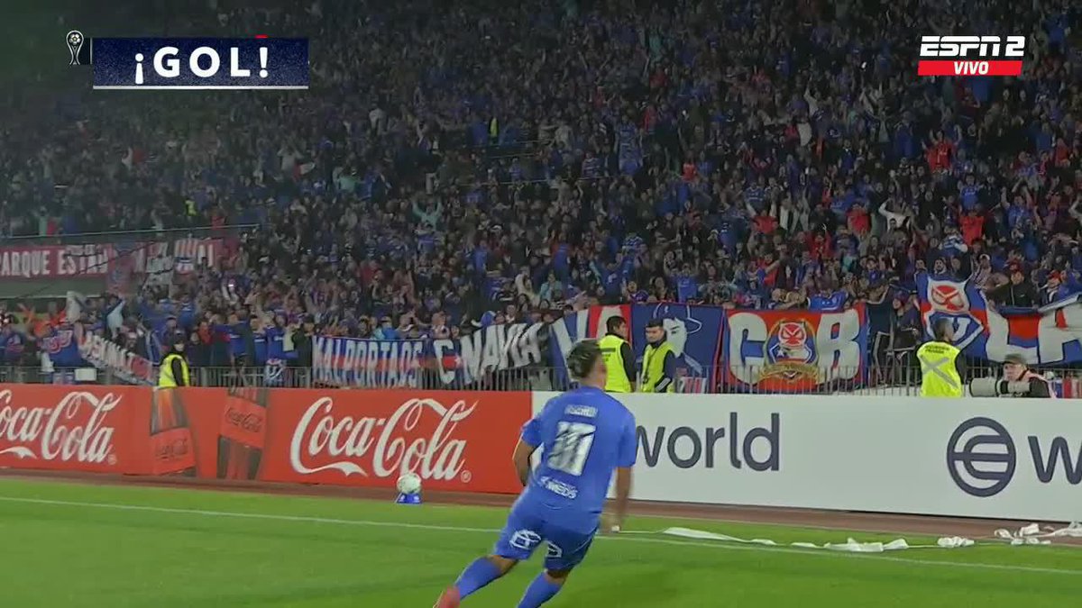 APARECIÓ EL 10: ráfaga total de la U de Chile y Assadi marca el 3-0 vs. Guaraní en el repechaje de la CONMEBOL #Sudamericana. 📺 #DisneyPlus (ARG-CHI-BOL-PAR-URU y PER)