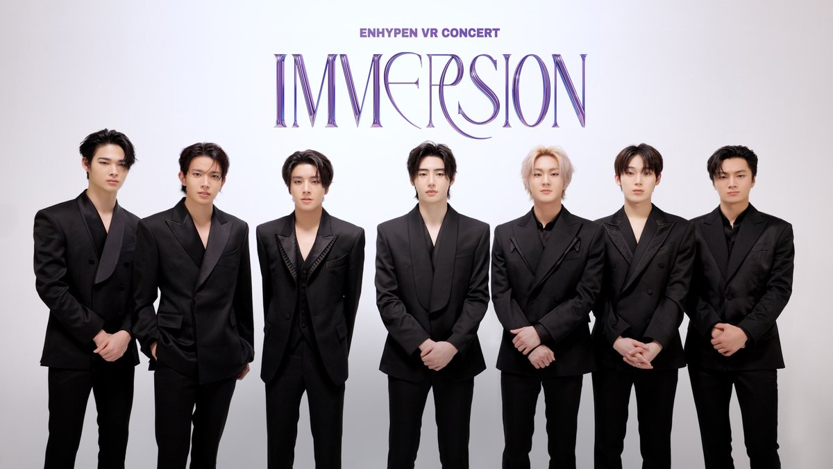 <ENHYPEN VR CONCERT : IMMERSION> VR 콘서트 #이머전 티켓 오픈!🎫 #엔하이픈 에게 몰입할 준비 되셨나요? 🔗 2025.08.08(금) 개봉 📍메가박스 코엑스 MX4D #ENHYPEN #IMMERSION #VR콘서트