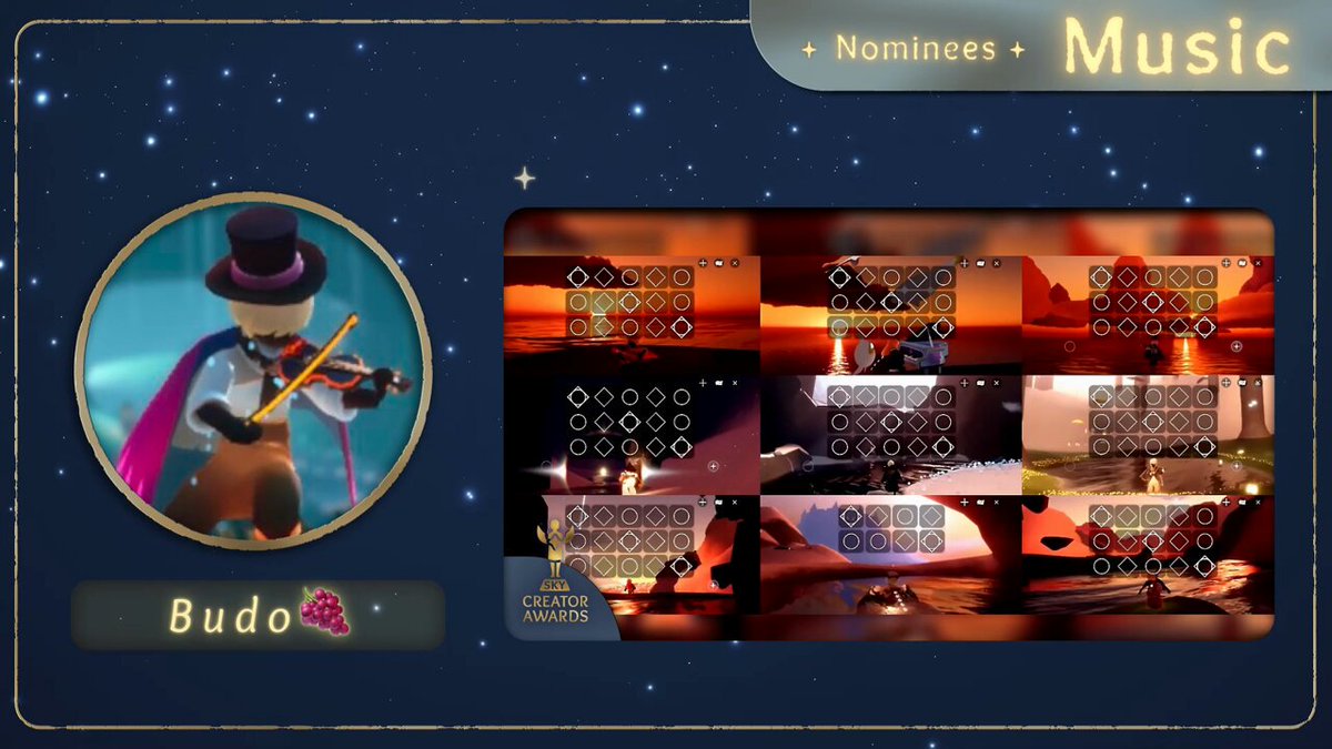 Sky Creator Award | Music Nominee ⭐️ Budo🍇 [Budo🍇]