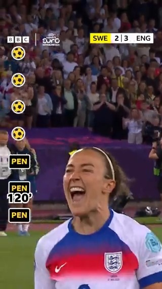An absolute roller-coaster ride! 🎢 Here are the best bits from England's penalty shootout win over Sweden. Enjoy.