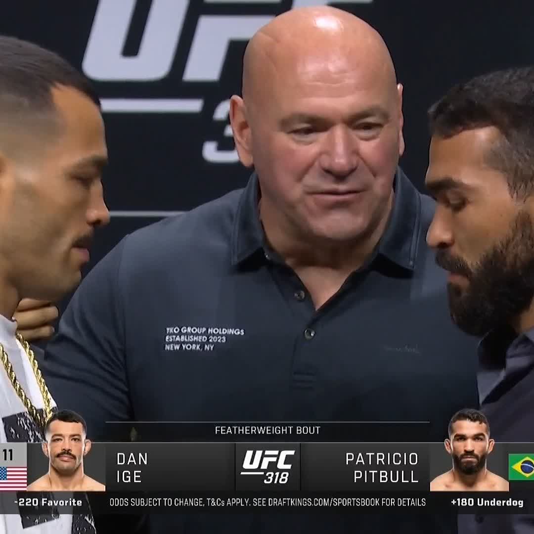 イゲ×パトリシオ フェイスオフ！ #UFC318