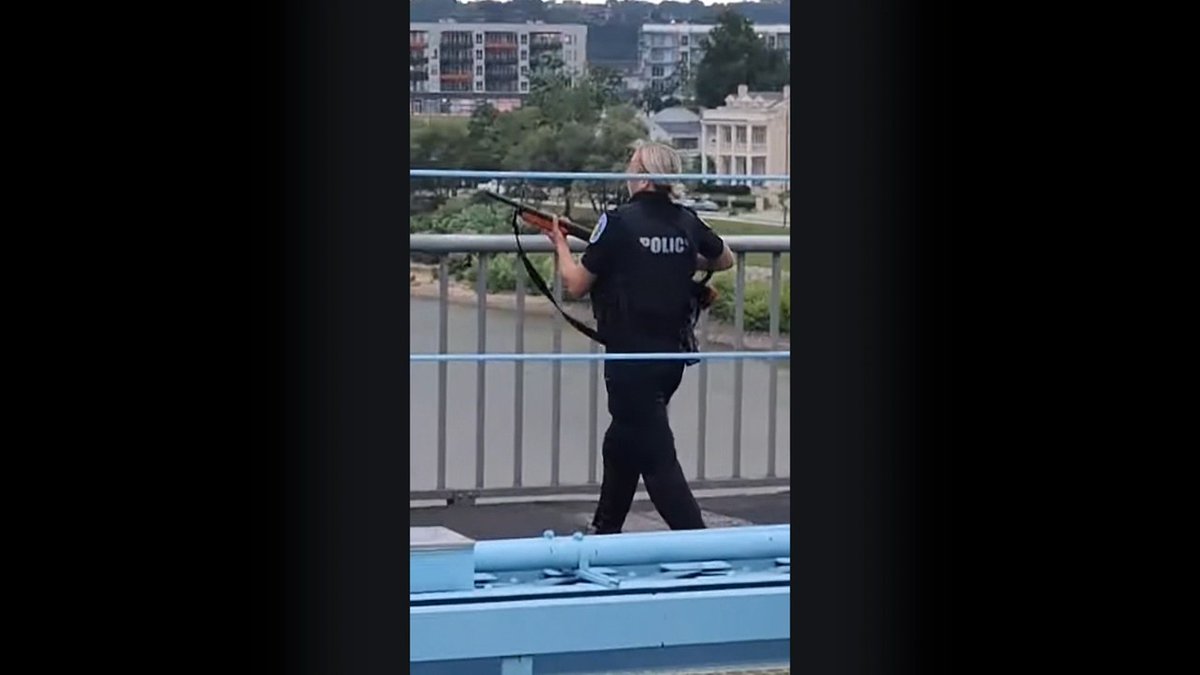 A protest in support of Ayman Soliman erupted into chaos on the Roebling Bridge, with multiple protesters clashing with police.