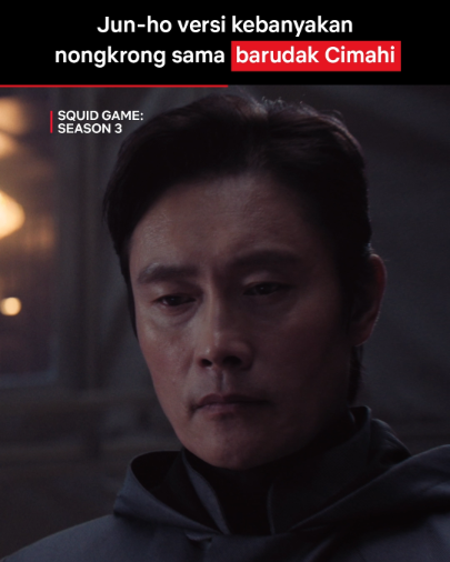 Pantesan kayak pernah liat Jun-ho tugas di Polsek Cibeunying Kidul. 🎬 Squid Game