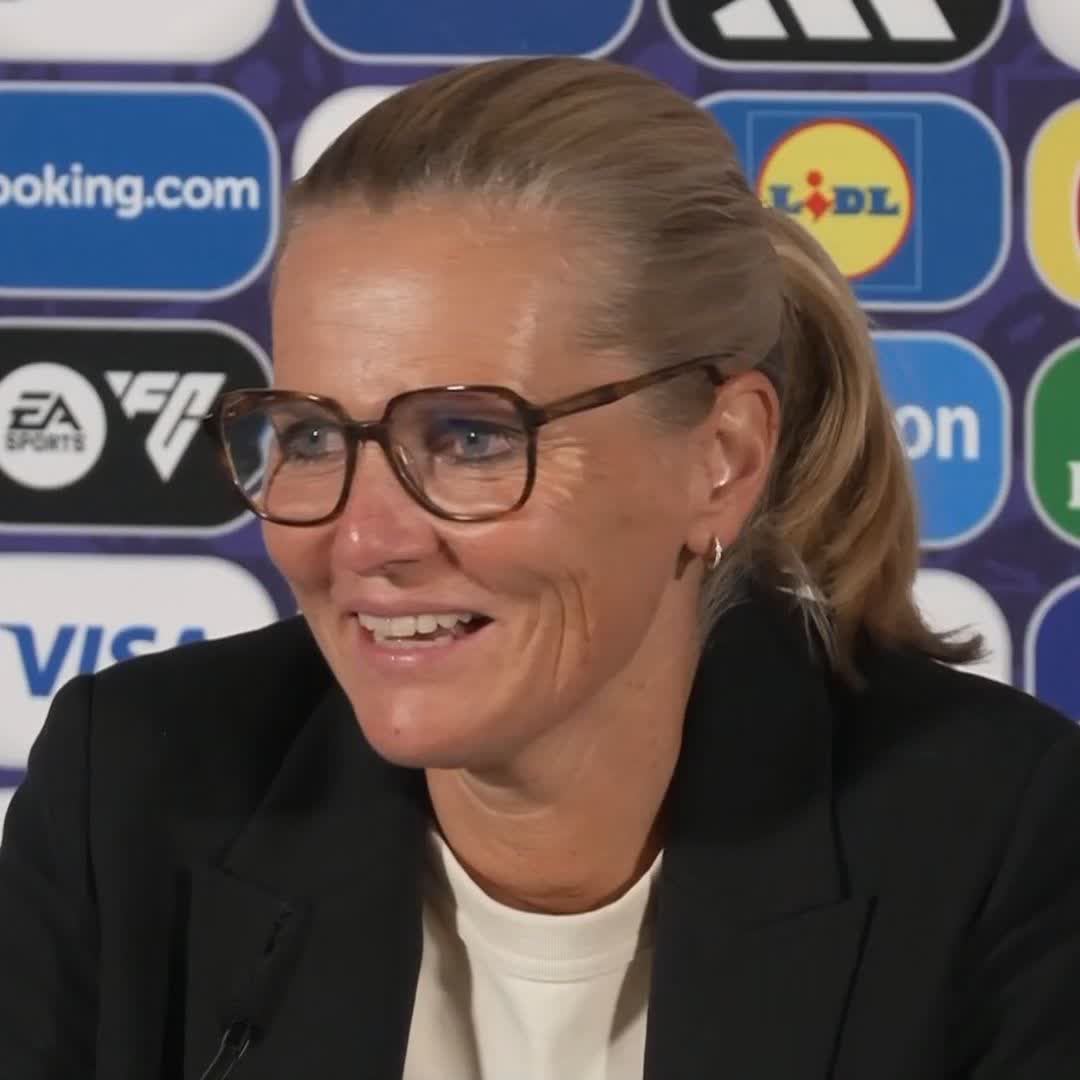 "This team is just incredible" 🥺 Sarina Wiegman reacts to England's penalty shootout win against Sweden in the Euro 2025 quarter-finals last night 🦁