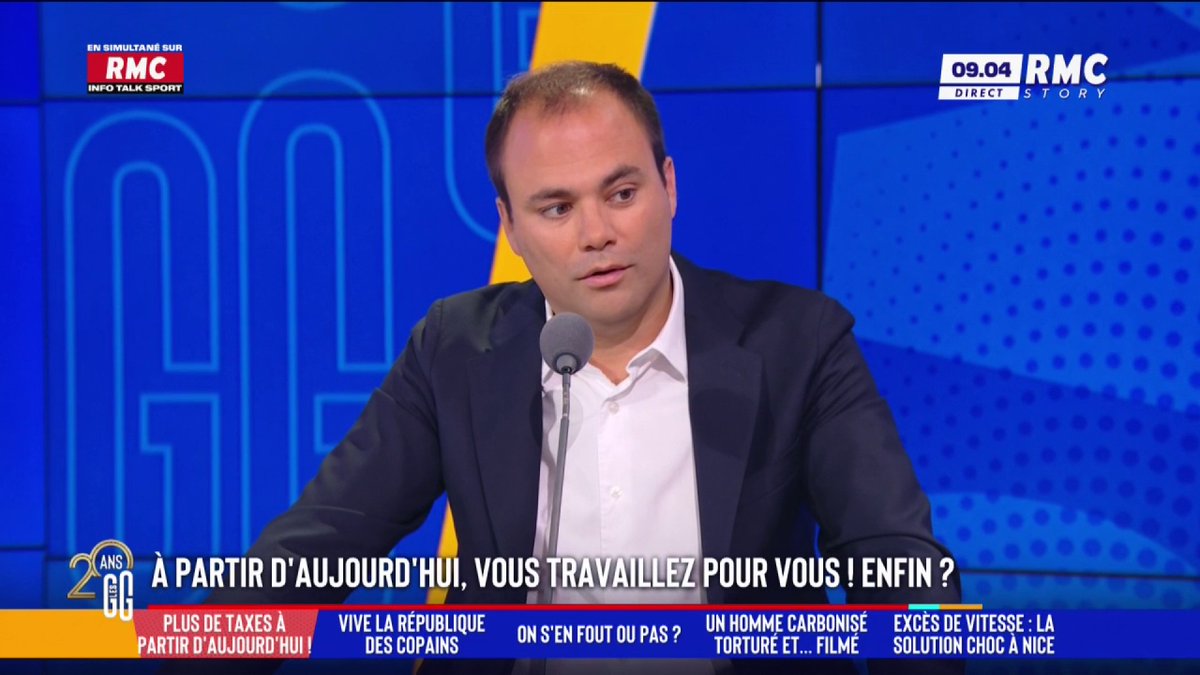 💶 À partir d'aujourd'hui, vous travaillez pour vous ! Enfin ? 🗣️💬 Charles Consigny : "Il y a une gabegie générale mais ce qui coûte le plus cher à la France, c'est le vieillissement de la population. Il y a besoin d'une révolution économique, fiscale." #GGRMC