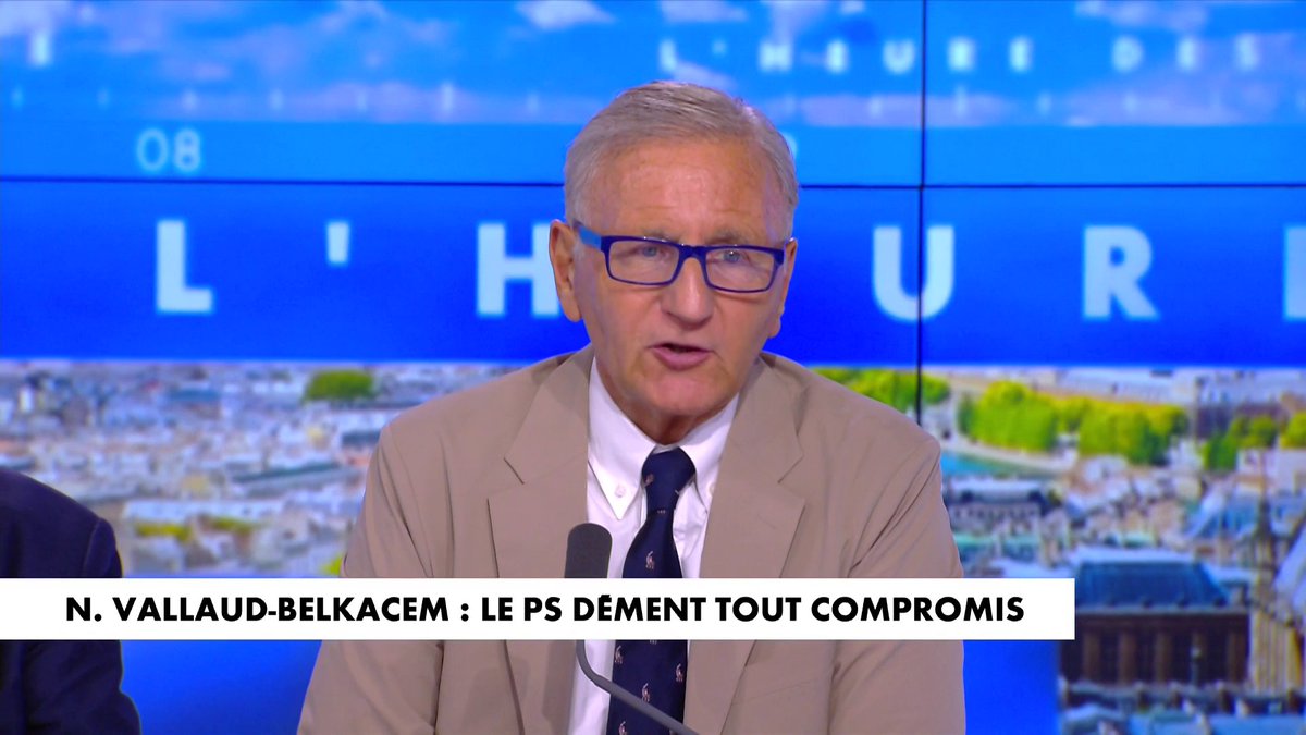André Vallini, ancien ministre, sur la nomination de Najat Vallaud-Belkacem à la Cour des comptes, sur proposition de François Bayrou : «Najat Vallaud-Belkacem connaît la chose, les affaires et les finances publiques» dans #HDProsEte