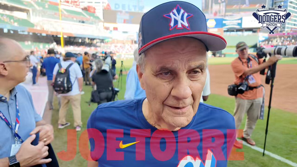 Hall of Fame manager Joe Torre on what the Dodgers have become: "I always looked at the Dodgers as the Yankees of the National League, because you either love them or hate them. What Dave Roberts has done has been remarkable."