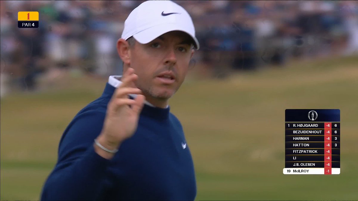 It's a birdie start to Round 2 for Rory McIlroy 💪