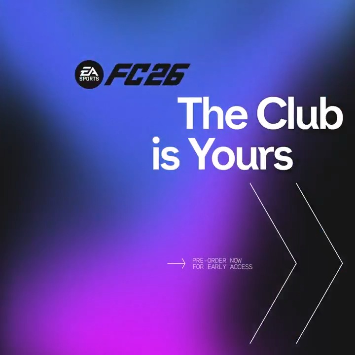 Nouvelle saison, nouveau jeu, même club. Pour ceux qui vibrent 🔴&amp;🔵 #FC26 dispo en précommande 👉 🎮 EA SPORTS FC