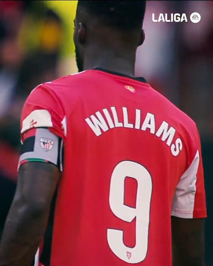 🦁 Corazón de león. IÑAKI WILLIAMS ARTHUER ❤️ @athleticclub #LALIGAEASPORTS | #LALIGAHighlights