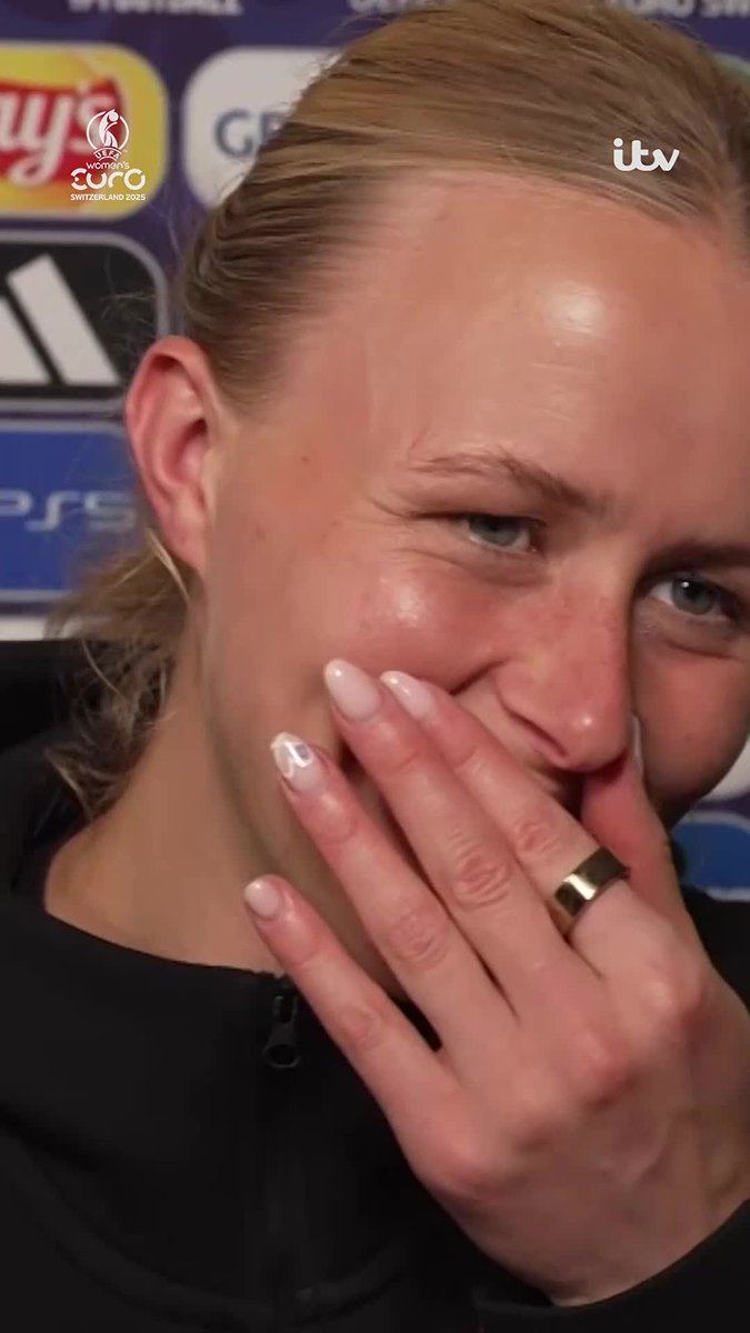 😅 "I was like for goodness sake, really guys?!" 🔊Standby for Hannah Hampton on top form here 🎤 Katie Shanahan