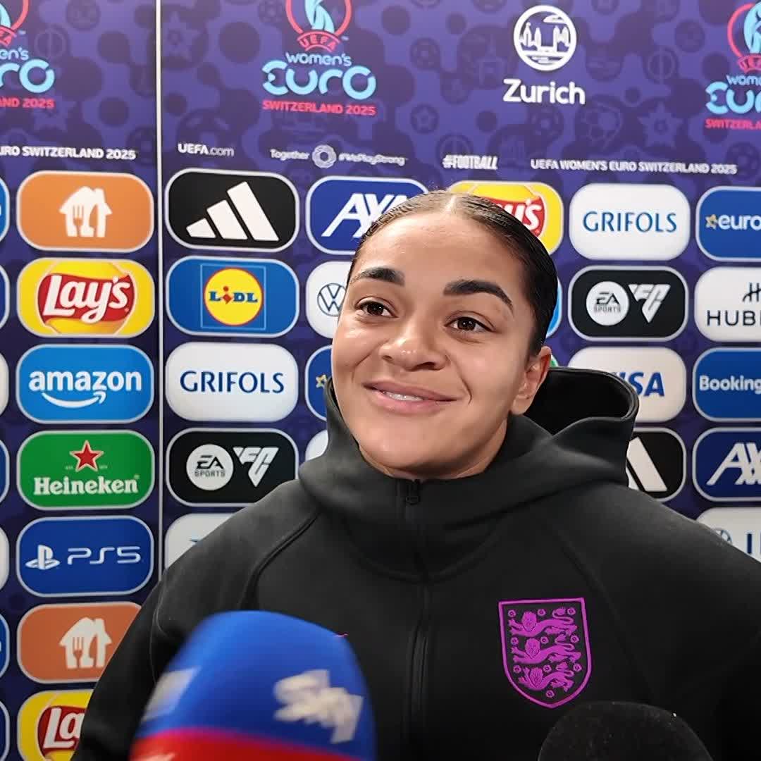 "That game was a rollercoaster of emotions" 🎢 Jess Carter sharing the same feelings as every England fan watching last night 😅