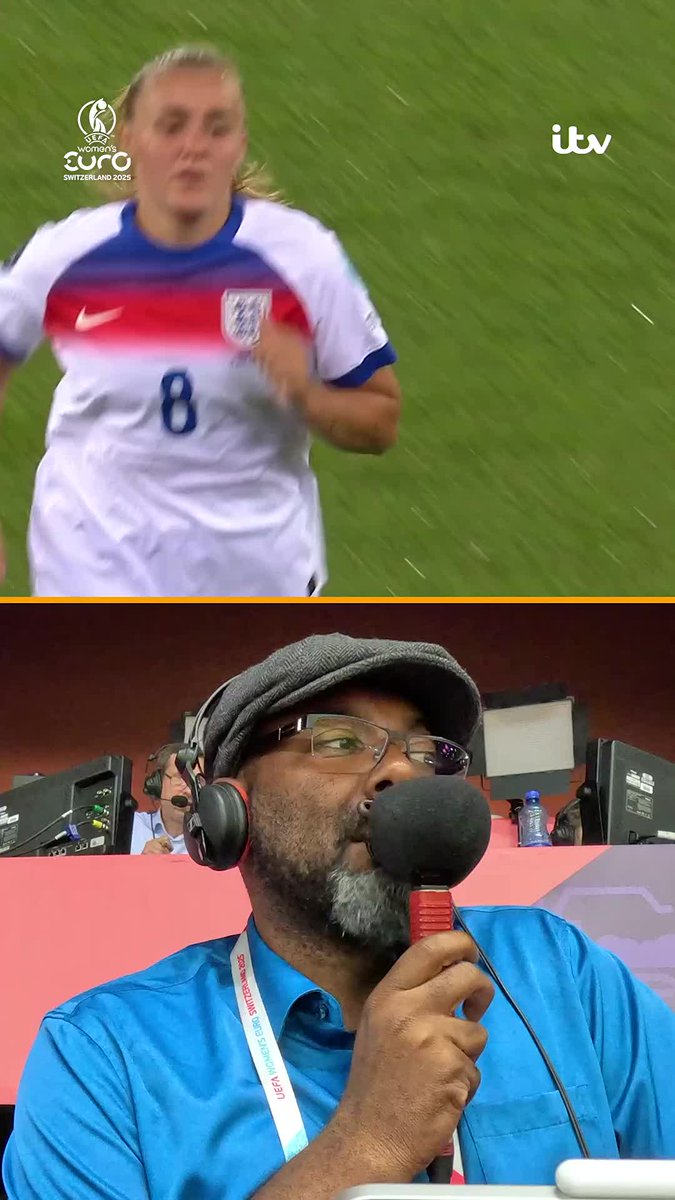 Michelle Agyemang 🥶👏 Watch the goal that turned it all around for England through comms cam 💥
