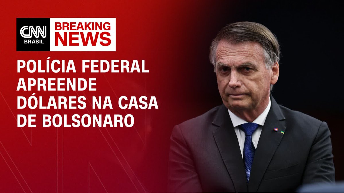 🚨 URGENTE! PF encontra grande quantidade de dinheiro na residência de Jair Bolsonaro. Há suspeita de que o valor poderia ser usado para a fuga do ex-presidente do país.