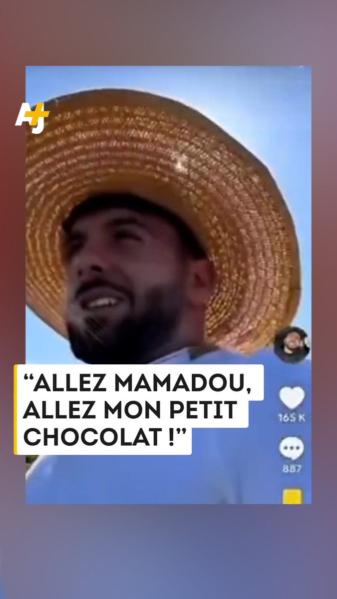 🇫🇷 FLASH | « Je suis devant un champ de maïs, put*ain cela me fait rappeler le bon vieux temps. Allez Mamadou ! allez mon petit chocolat ! » La vidéo raciste du tiktokeur David Avak qui « plaisante » sur l’esclavage.