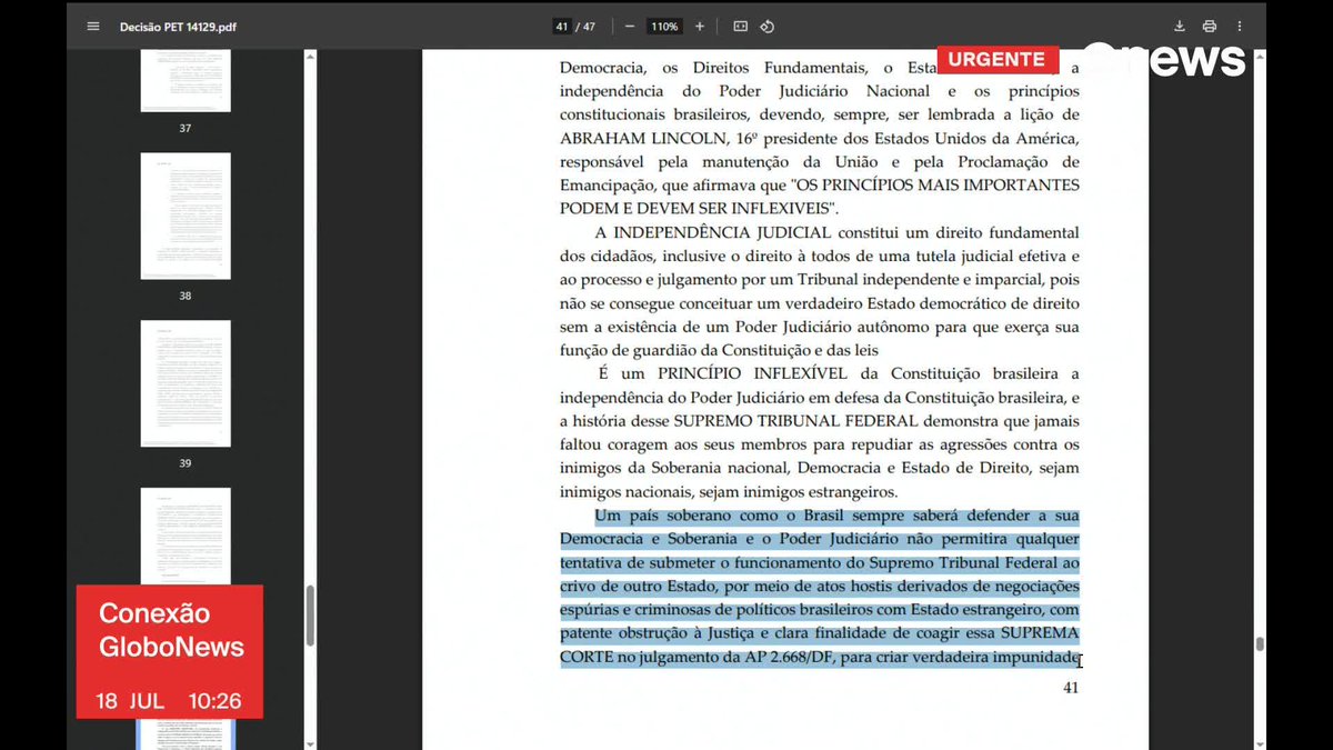 STF divulga decisão de Moraes que autorizou operação da PF contra Bolsonaro e determinou uso de tornozeleira. Cesar Tralli teve acesso ao documento. #ConexãoGloboNews ➡ Assista à #GloboNews: