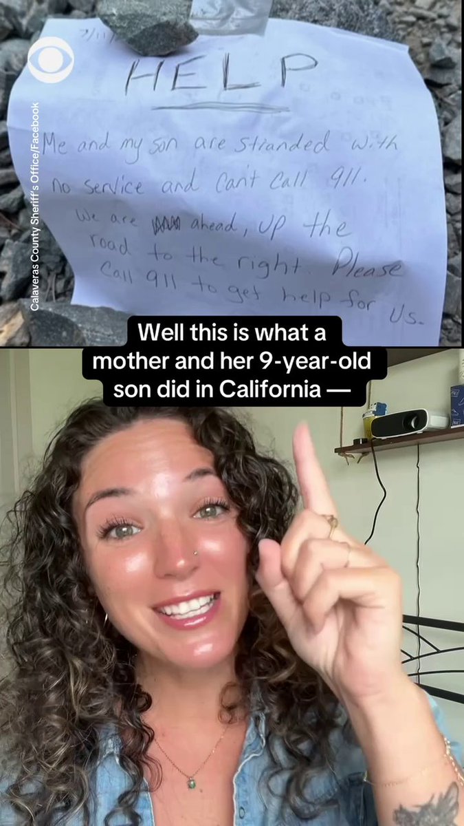 A mother and her 9-year-old son got lost in a dense California forest on their way to a Boy Scout camp — and were only found after leaving a trail of notes to where they were staying put.