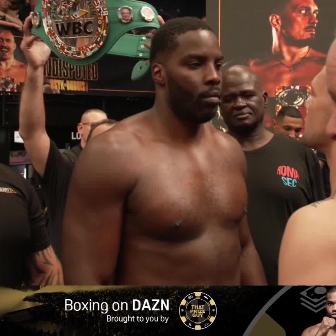 The co-main event Face Off! 😤 🇬🇧 Lawrence Okolie vs. Kevin Lerena 🇿🇦 🎟 Buy Usyk vs Dubois 2 NOW HERE --> #UsykDubois2 | July 19 | Live exclusively on DAZN