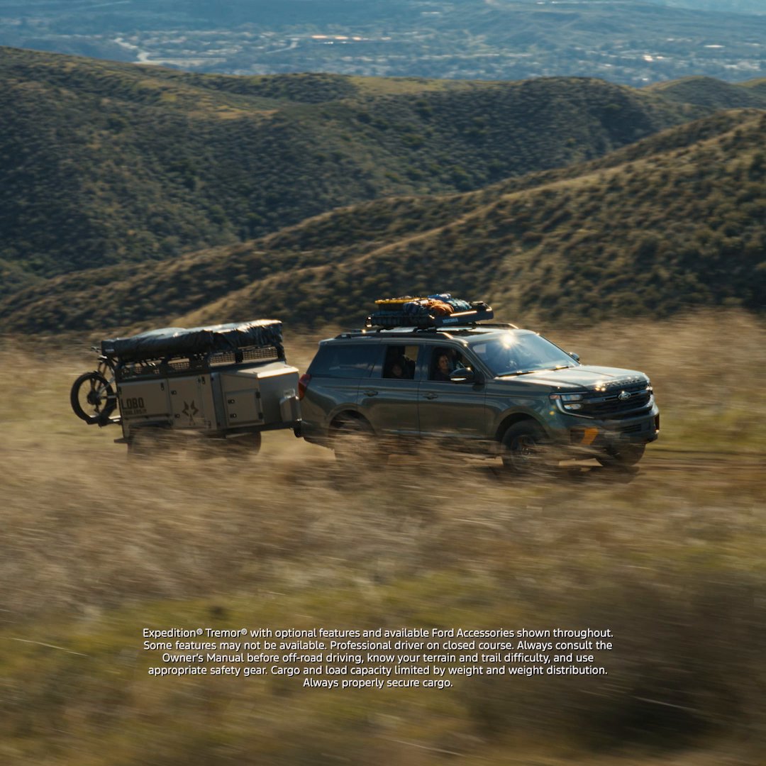 Take family adventures to new heights with the all-new 2025 Ford Expedition® Tremor®.