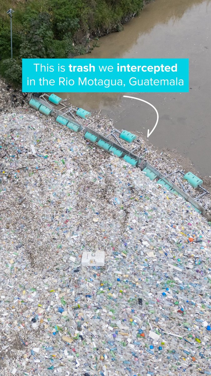 Trash tsunamis in Guatemala: 🍌 for scale.