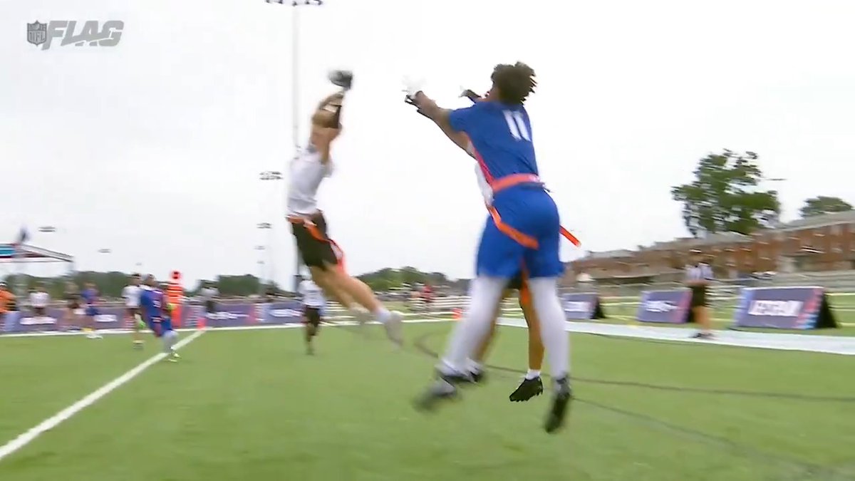 The Whitehouse Bengals got UP for that INT 😳 2025 NFL FLAG Championships on ESPN2/NFLN to find a league near you