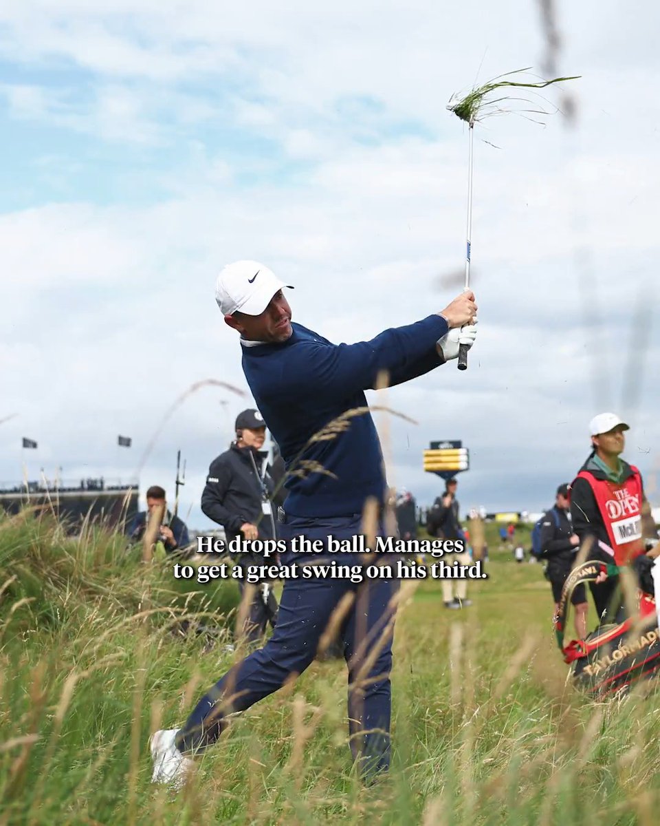 Here's how Rory McIlroy used the rules to his advantage to stay in the mix at Royal Portrush. 👇