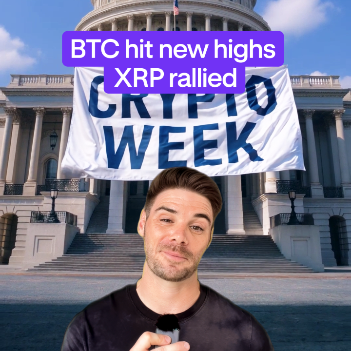 It’s Crypto Week. BTC hit new highs. XRP rallied. Pump fun raised serious cash. Let’s break it down 👇