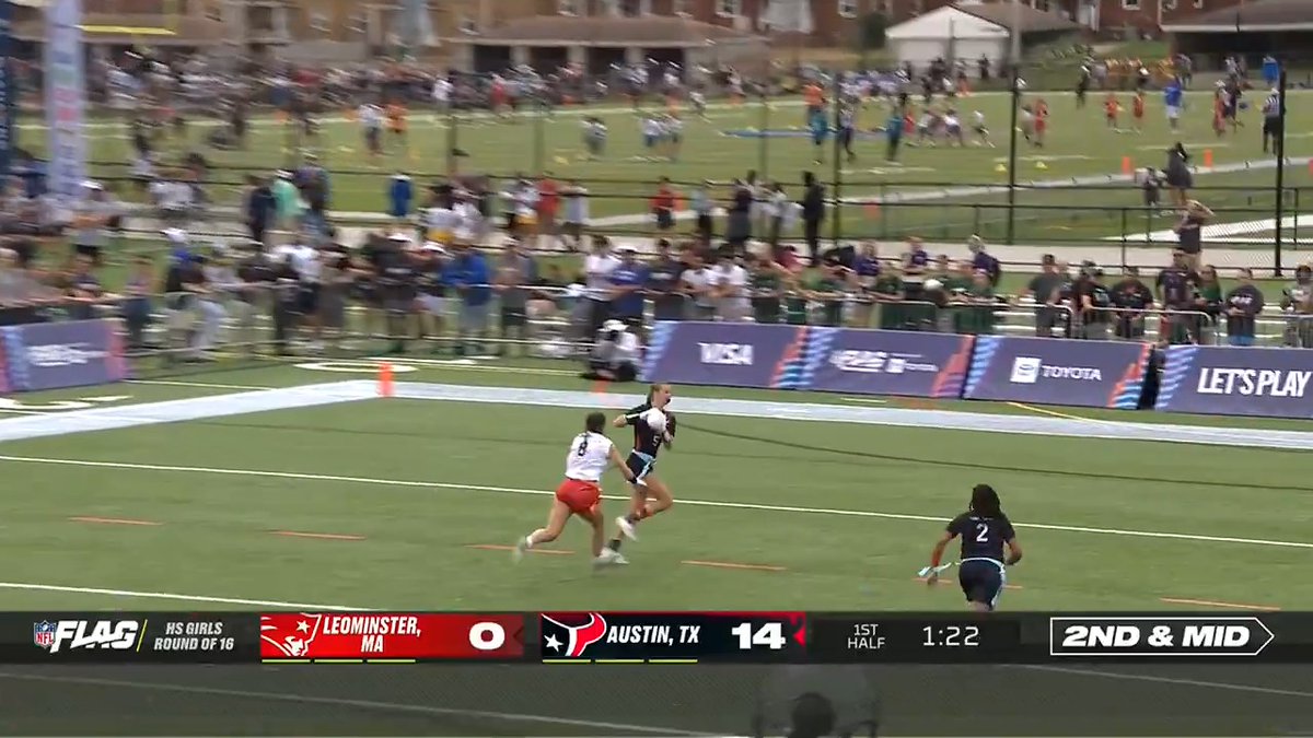 Light work for the Austin Texans as they pick up another TD 💪 2025 NFL FLAG Championships on ESPN2/NFLN to find a league near you