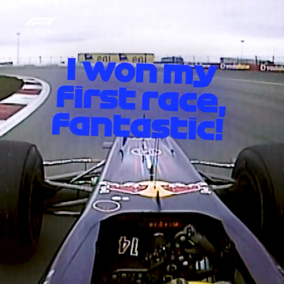 The feeling of that first race win 🥹 Ride onboard with Mark Webber for over 20 minutes of memorable moments from the nine-time race winner's career 👇 #F1 #DrivenToPerfection Qatar Airways