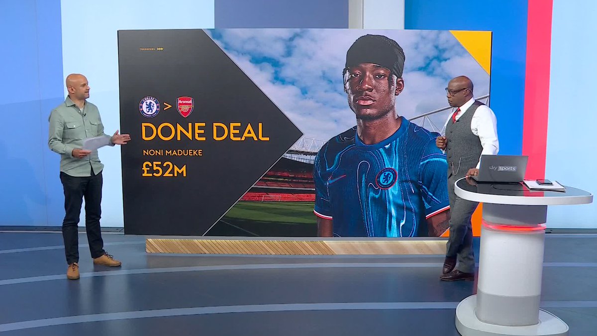 BREAKING: Arsenal have signed Noni Madueke from Chelsea in a deal worth up to £52m 🚨