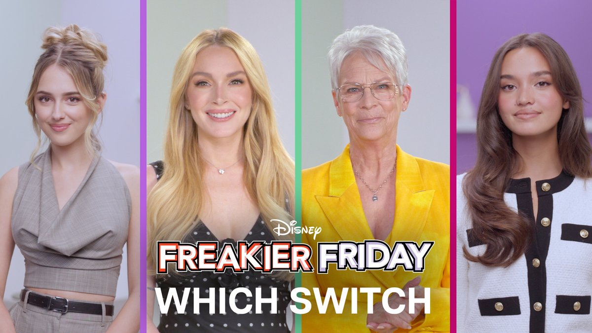 The switch of the summer ↔️ Experience Freakier Friday only in theaters August 8. Get tickets now: