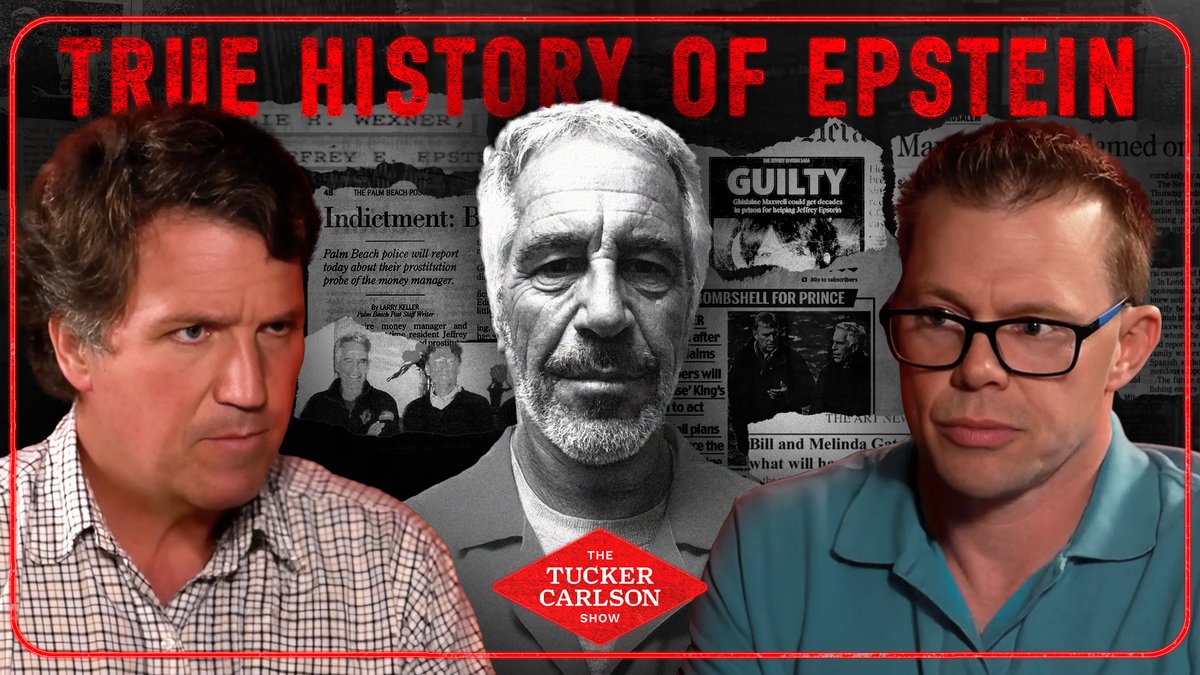 Darryl Cooper on the real story of Jeffrey Epstein. (0:00) The Strange Origins of Jeffrey Epstein and His Connection to Bill Barr (9:05) Epstein’s Money Laundering (18:09) Did Epstein Belong to Intelligence? (31:41) Epstein’s Connection to Iran-Contra (48:52) Who Really Was Robert Maxwell? (1:01:51) Robert Maxwell’s Mysterious Death (1:06:02) How Epstein Got Connected to the Maxwell Family (1:09:49) How Epstein Intimidated and Threatened Journalists Who Dared to Ask Questions (1:16:23) How Epstein Got Rich and His Strange Relationship With Les Wexner (1:26:34) Is There Any Documented Financial Records of Epstein’s Supposed Hedge Fund? (1:33:47) How Epstein Used Victoria’s Secret to Scout His Victims (1:38:11) Epstein and Ghislaine Maxwell’s Sex Crimes in Palm Beach (1:50:13) Why Epstein Escaped to Israel (1:58:29) The Lolita Express, Satanic Art, and Tony Podesta (2:18:46) The True Definition of Evil (2:29:41) Did Epstein Kill Himself? (2:39:26) Cooper’s Message to the White House (2:44:08) Why Is Mark Levin Afraid of Darryl Cooper? Includes paid partnerships.