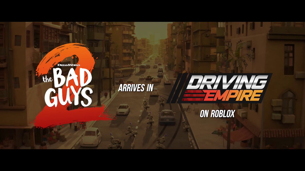 Join the crew, grab the keys, and hit the streets in style 🏁 #TheBadGuys2 is now in Driving Empire on Roblox! Link in bio