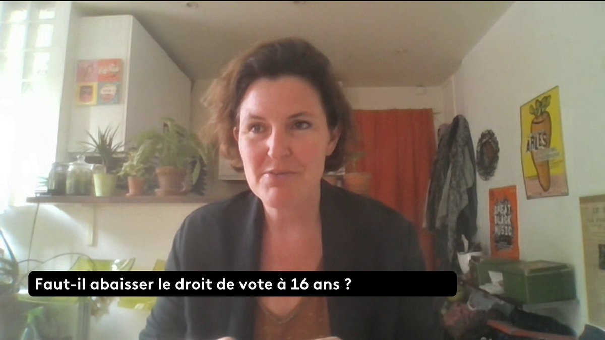🗣️ Droit de vote à 16 ans ? "Ça permet définitivement de lutter contre l'abstention", pour Lucile Grosjean (UNICEF France). #AutrementDit