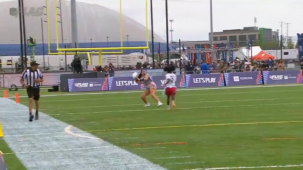Calexico QB Giovanna Ortiz has a CANNON for an arm 😳 2025 NFL FLAG Championships on ESPN2/NFLN to find a league near you