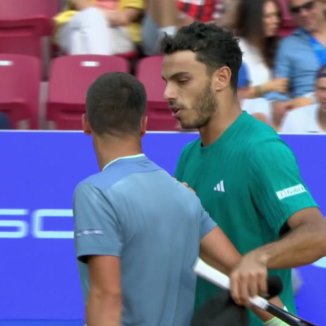 Sealed in STYLE! 👏 Francisco Cerundolo comes through vs Dzumhur 6-0 3-6 6-3 to reach the final four in Bastad #NordeaOpen