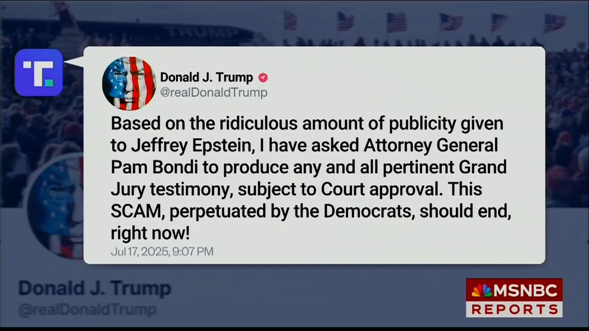 Reporter: It shows how much heat Trump feels from his base about this. The worry for the White House is that it won't satisfy them. Particularly if you're using 'pertinent' as a filter to say, 'We're only gonna release some stuff.' There will be those people who will think, what did you redact? What is it you don't consider to be pertinent, but we might consider to be pertinent?